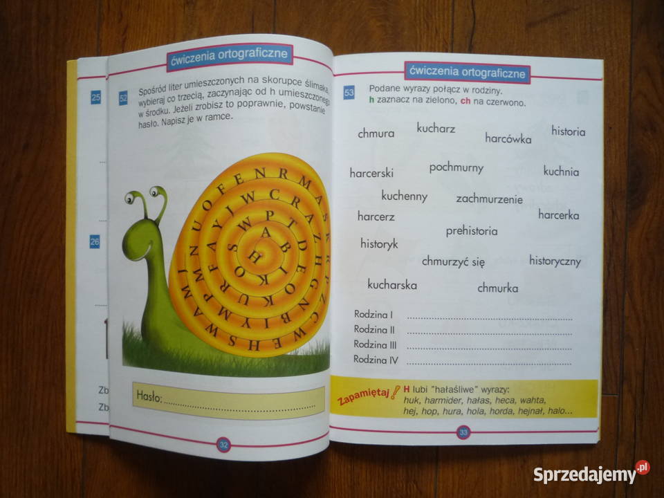 Ćwiczenia Ortograficzne klas 1 2 3 K Niemierko