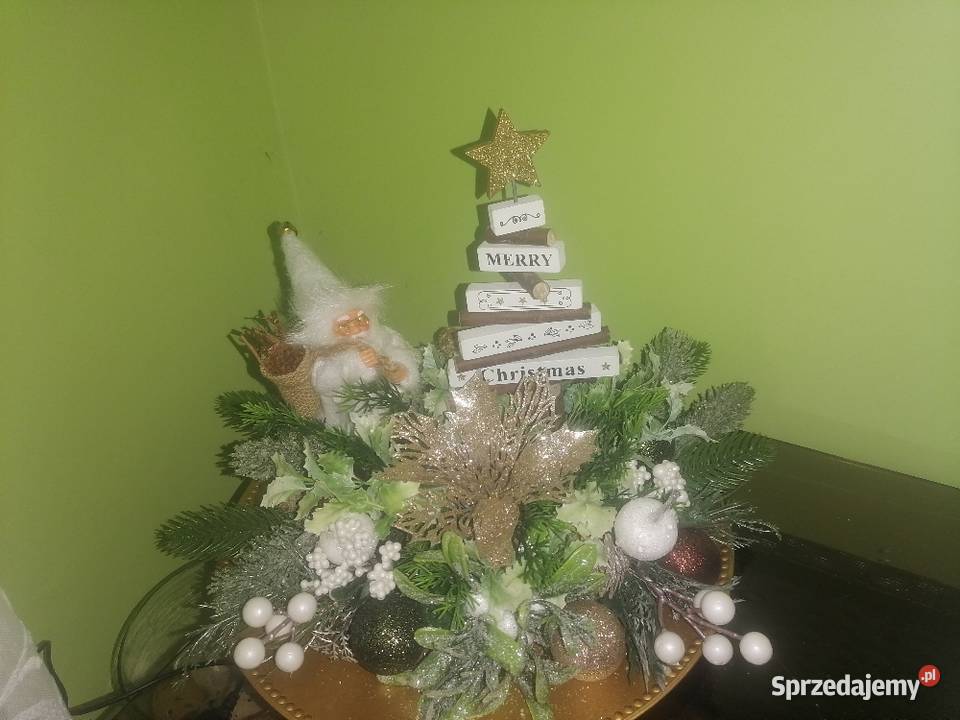 Stroik świąteczny bożonarodzeniowy bombki mazowieckie Sierpc sprzedam