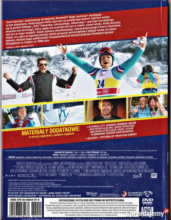 EDDIE ZWANY ORŁEM HUGH JACKMAN Filmy Kalisz