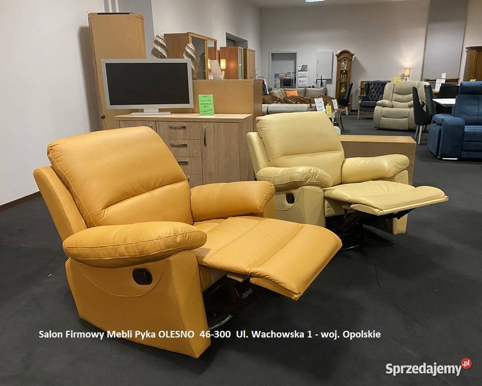 Nowy Fotel GALAXY Bujany Obrotowy Funkcja Relax Olesno