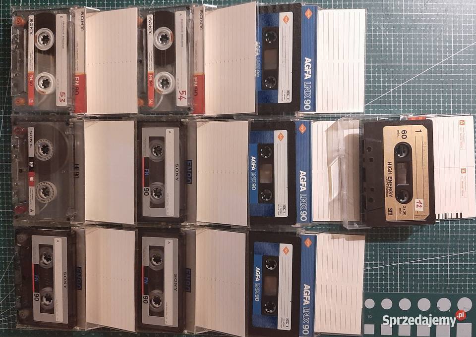 Kasety magnetofonowe SONY AGFAScotch nowe zestaw Kultura i Rozrywka Gdynia