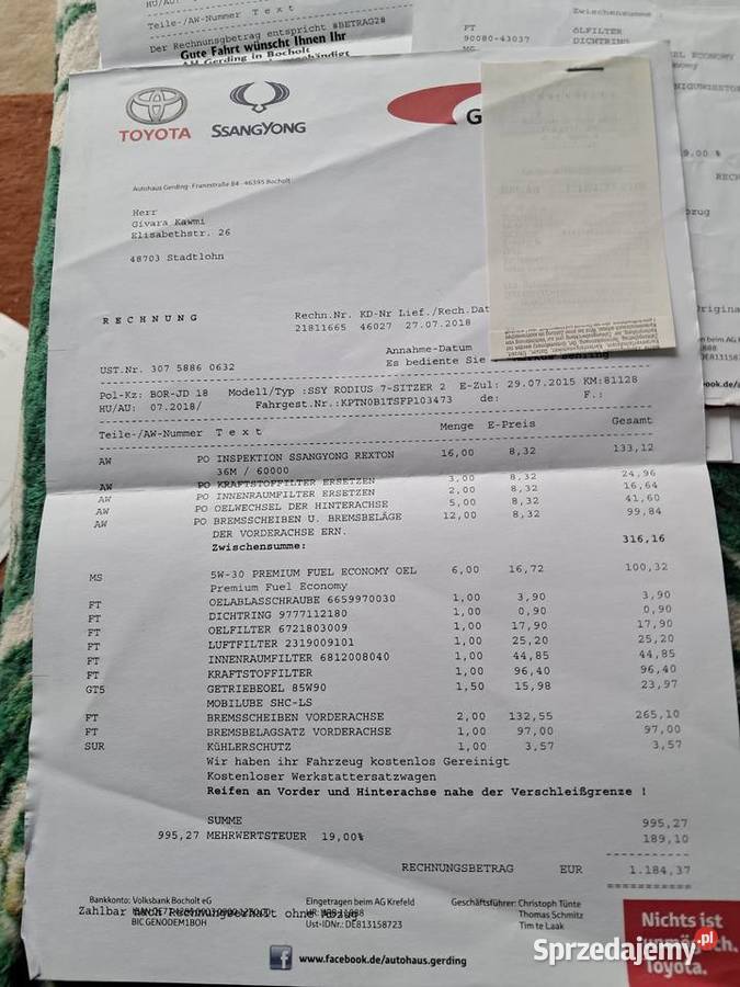 Sprzedam wygodnego 7 osobowego Suva mazowieckie