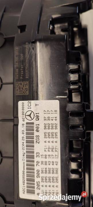 MERCEDES GLC W253 X253 LICZNIK ZEGARY MPH RHD