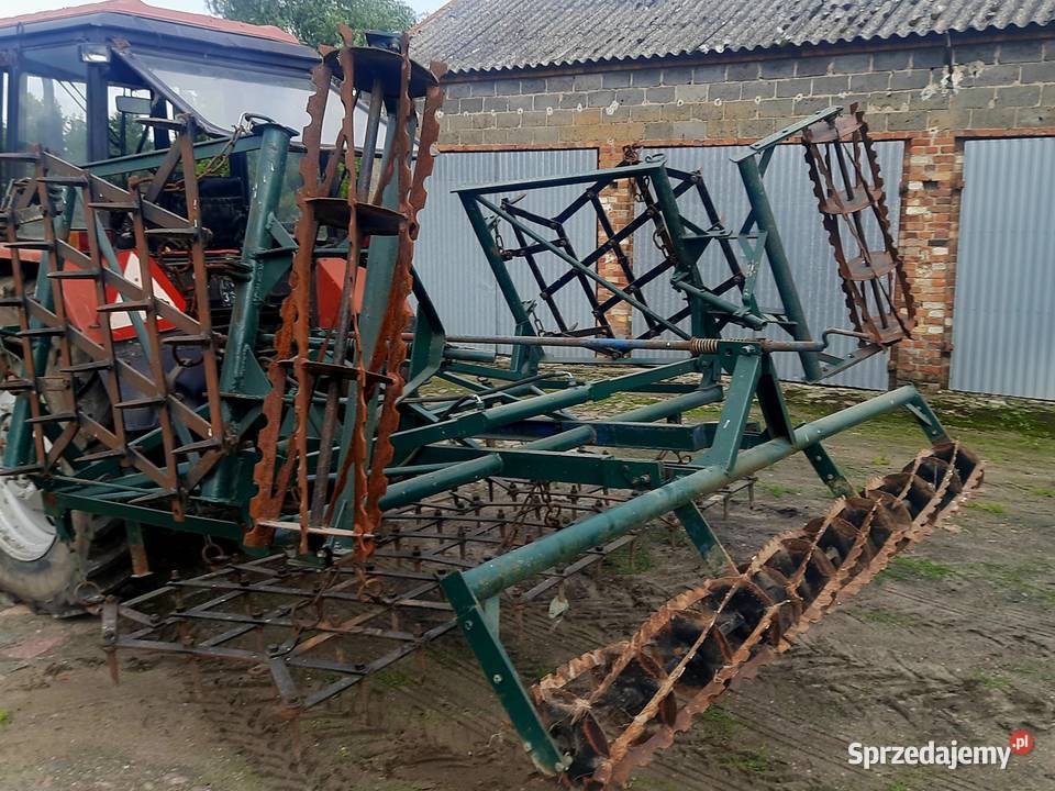 Brona polowa 5 metrów rozkładana hydraulicznie nieuszkodzony Gostyń