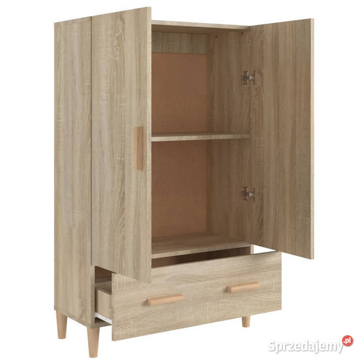 Wysoka szafka dąb sonoma 70x31x115 materiał Warszawa sprzedam