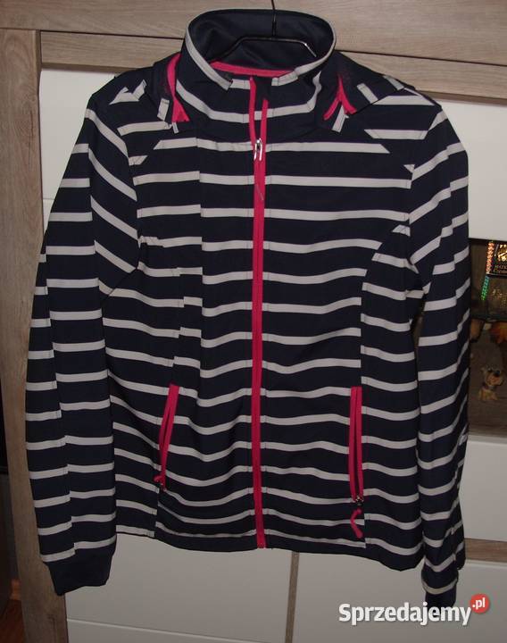 Kurtka softshell w paseczki JANINA odpinany Rawicz