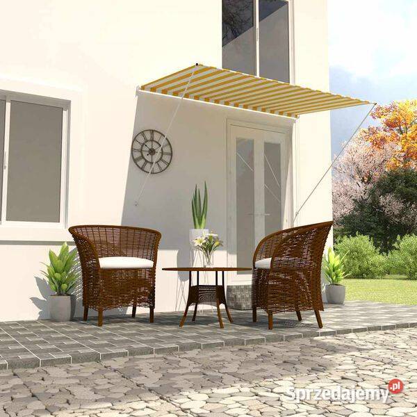 vidaXL Markiza zwijana 200 x 150 żółto mazowieckie Warszawa