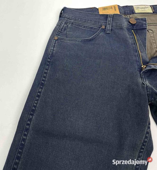 Spodnie męskie Wrangler Greensboro Navy Washed
