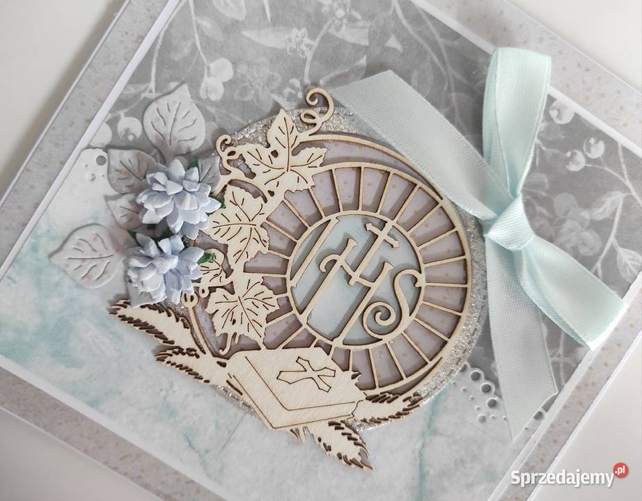 Kartka okolicznościowa ręcznie robiona na Łódź