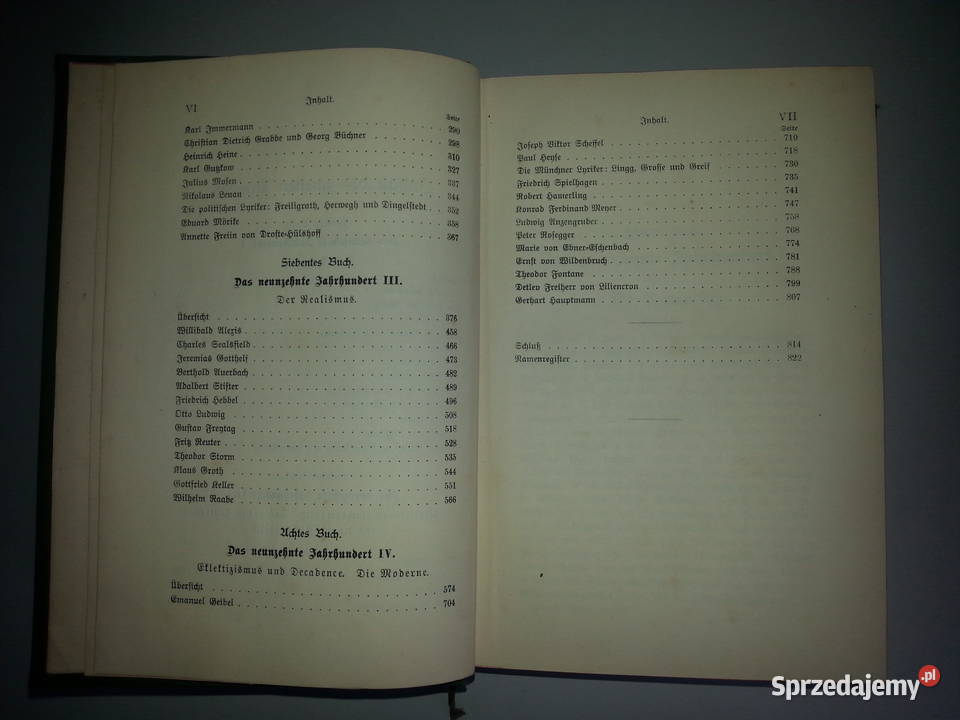 Stara niemiecka książka 1902r Antyki, Sztuka, Kolekcje Olesno