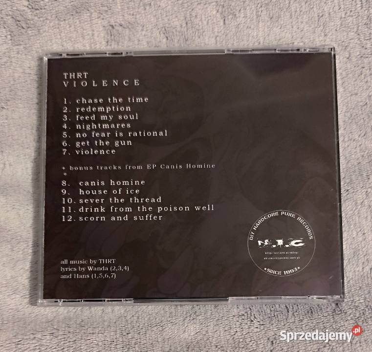 THRT Violence CD hcpunk hardcore powerviolence Rybnik