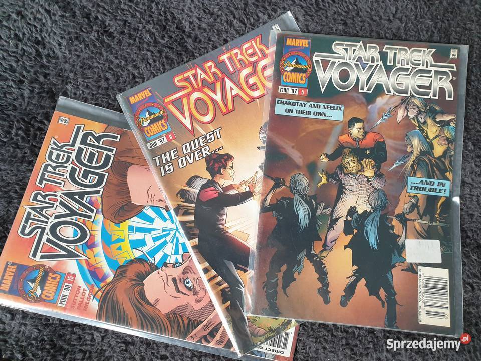 Star Trek Voyager 3 oryginalne komiksy Marvel sprzedam