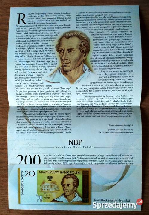 200 rocznica urodzin J Słowackiego Rzeszów