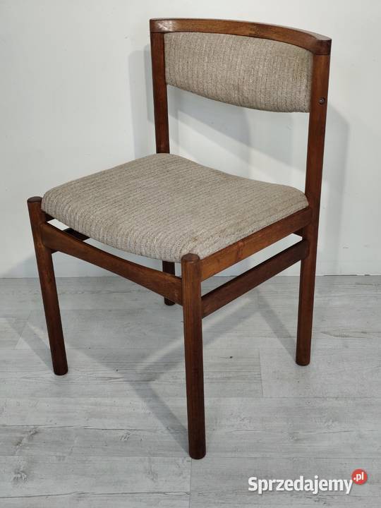 Ikona Duńskiego Designu Krzesło Teakowe SAX Lata Poddębice