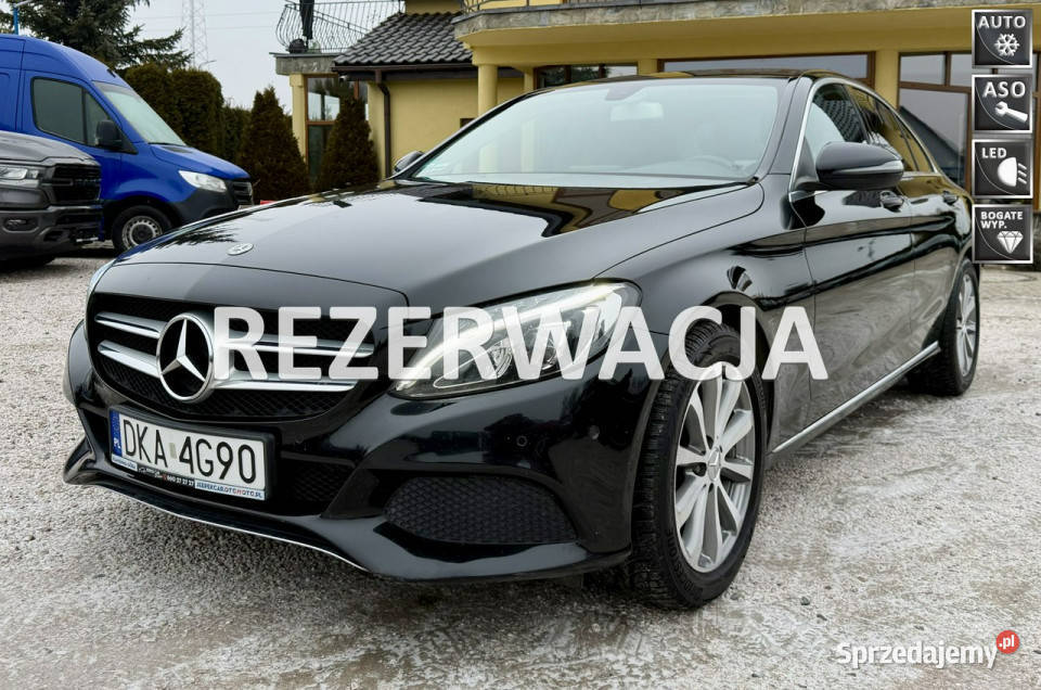 Mercedes C 180 LEDNaviPDCSerwisGwarancja W205 komputer pokładowy dolnośląskie Kamienna Góra