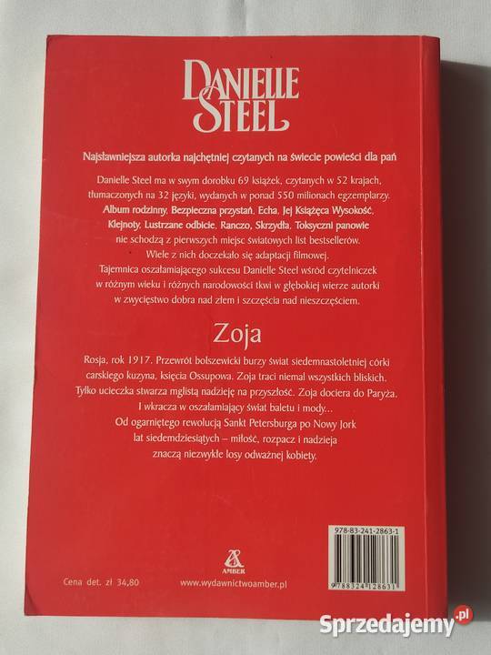 ZOJA Danielle Steel Hajnówka