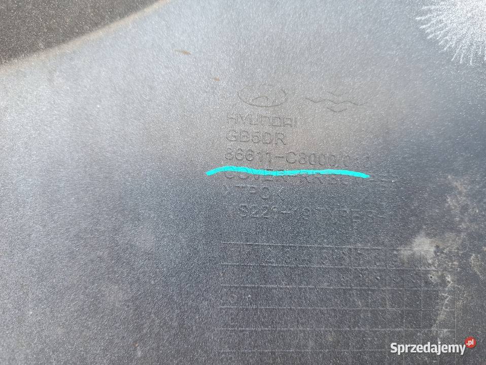 HYUNDAI I20 II ZDERZAK TYŁ TYLNY 86611C8000 Karoseria Karoseria lubuskie Bieleń
