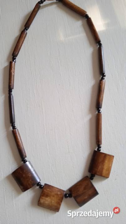 NASZYJNIKI Z EKOLOGICZNEJ KOŚCI I KORALIKÓW wielkopolskie Piła