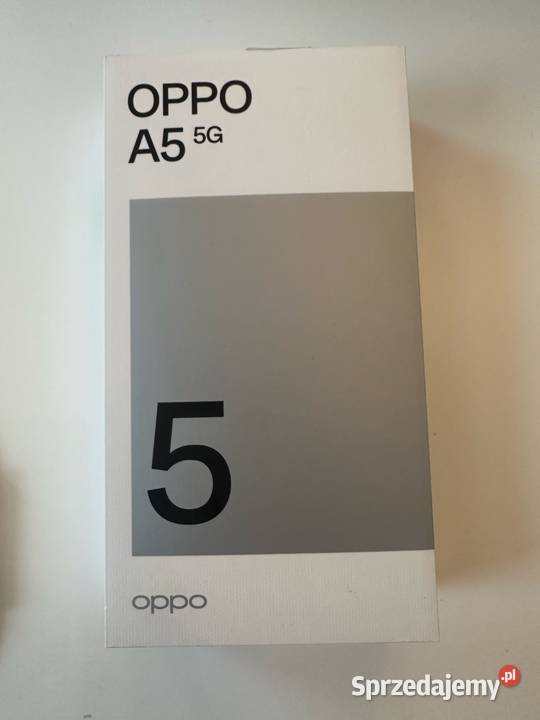NOwy Smartfon OPPO A5 5G 4128GB Mist White Nowy dolnośląskie Wrocław