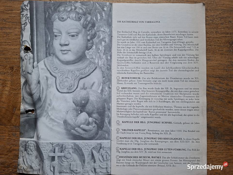 Hiszpania Spanien Kathedrale von Tarragona Książki i Podręczniki Kraków sprzedam
