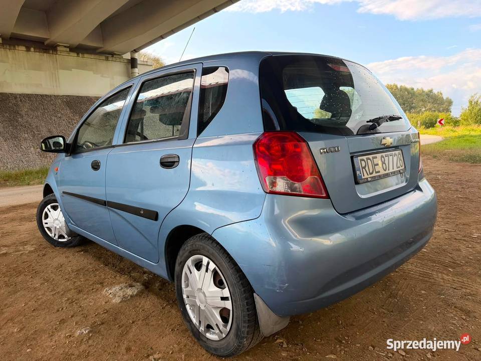 Chevrolet Aveo 12 NISKI PRZEBIEG 2005r Pierwszy 1200cm3 Dębica