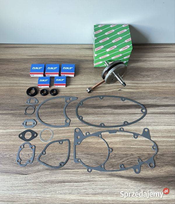 NOWY KOMPLETNY WAŁ KORBOWY DUELLS ŁOŻYSKA