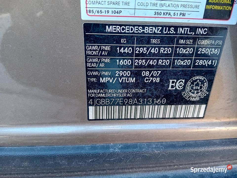 MercedesBenz ML63 AMG Rzeszów