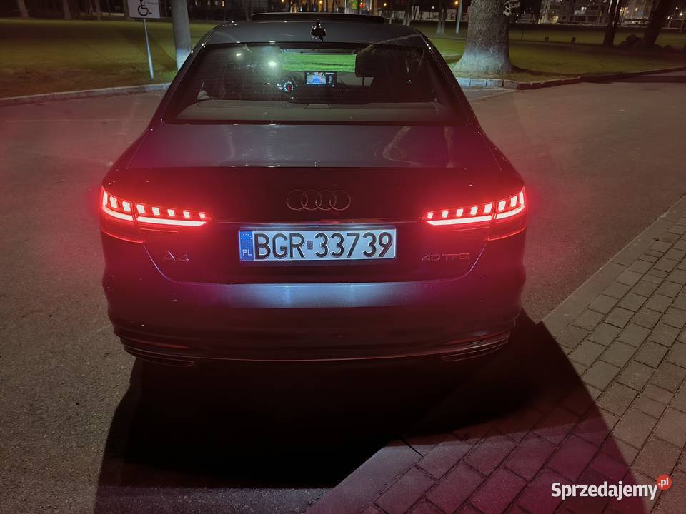 Audi A4 Premium 40TFSI 190 2020 skóry nieuszkodzony Grajewo sprzedam