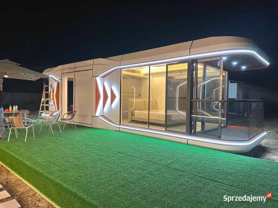 Nowoczesny Luksusowy Dom Kapsułowy 38m2 Architektura ogrodowa Urbanie sprzedam