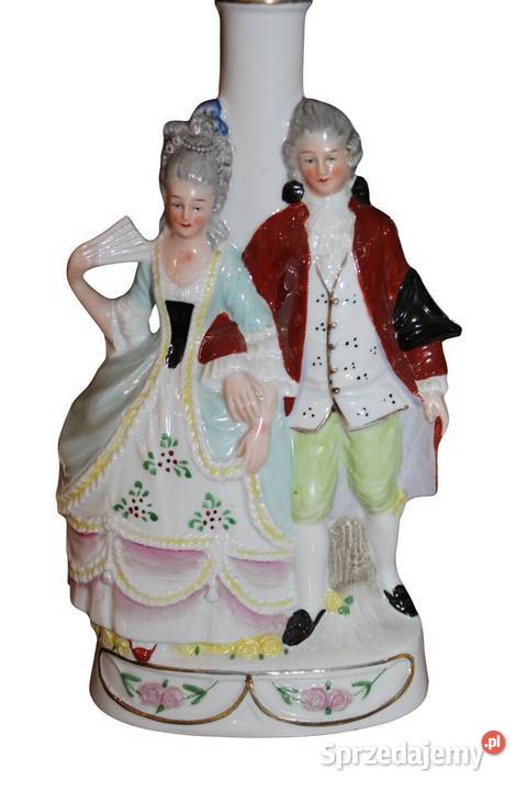 Lampka Sitzendorf lata 20te XX w 749 zachodniopomorskie Szczecin