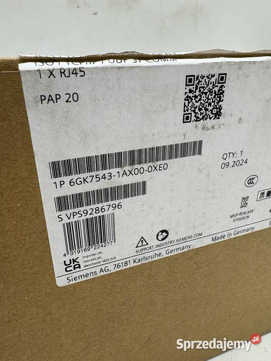 Siemens 6GK75431AX000XE0 Communication Processor mazowieckie