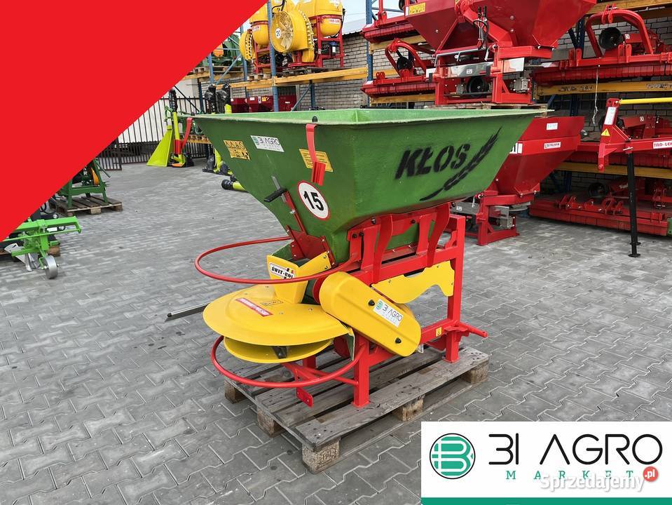 Rozsiewacz na taśmę 300 400 600 800 lejek KŁOS