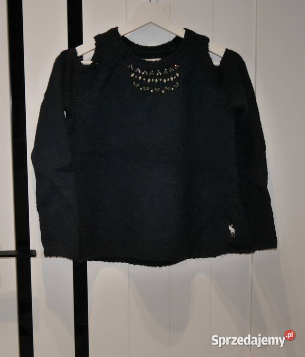 Abercrombie sweterek odsłonięte ramiona 152 158 Swetry Odzież Wrocław