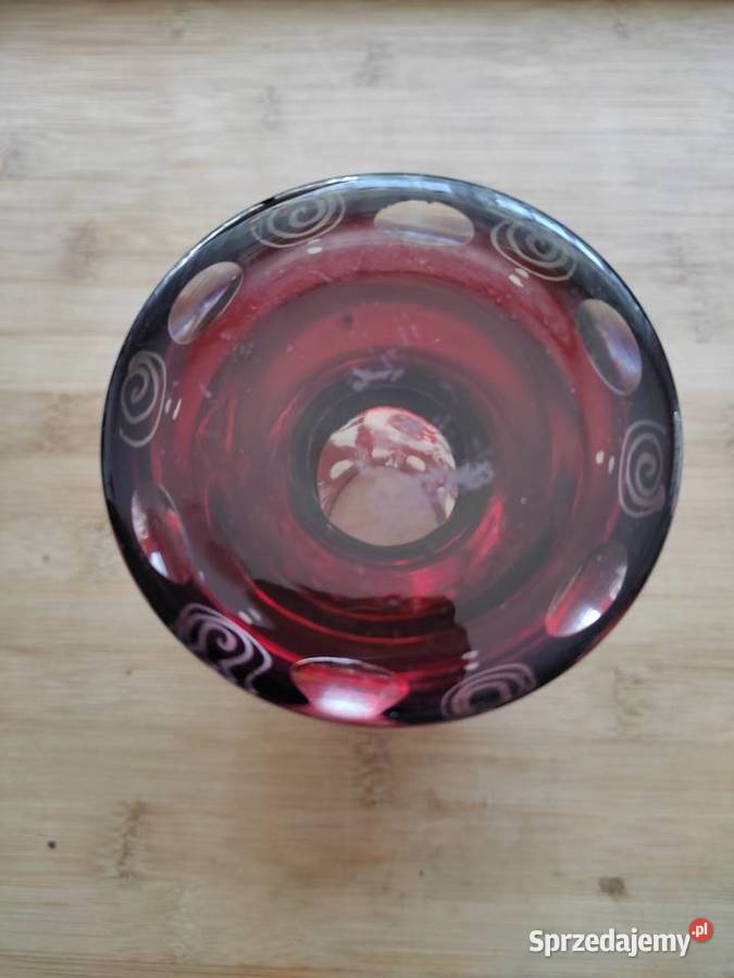 Kryształowy kielich dekoracyjny proj Egermann