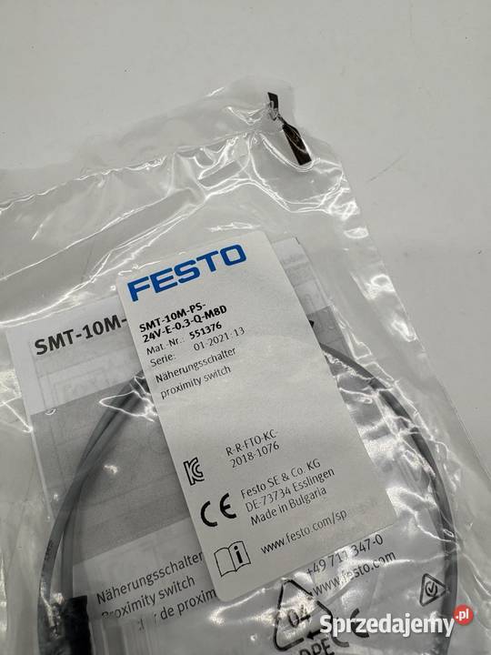 Festo SMT 10M 24V E 0 3 Q M8D 551376 Wyłącznik mazowieckie Warszawa
