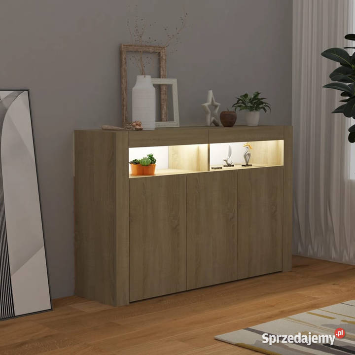 Szafka z oświetleniem LED dąb sonoma 1155 x 30 x Pozostałe mazowieckie