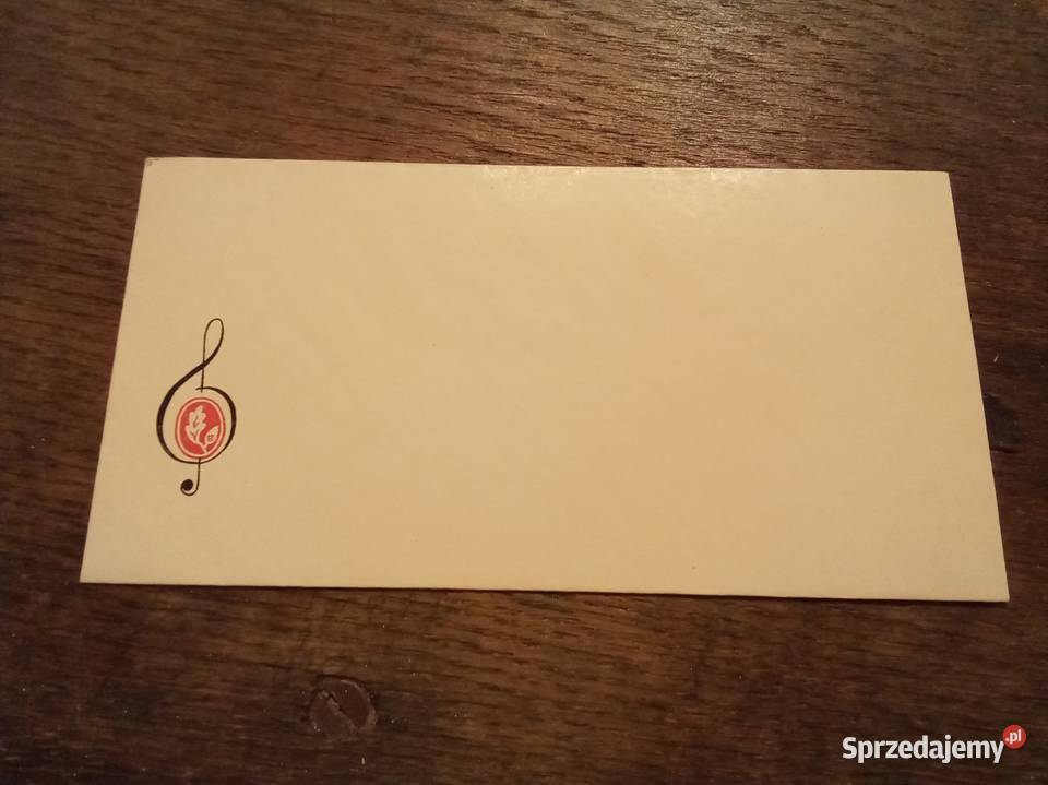 Fragmenty polskich pieśni z kopertami PRL Warszawa