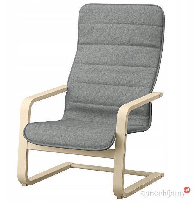 Fotel Arsunda Ikea szary 99.6cm Łódź