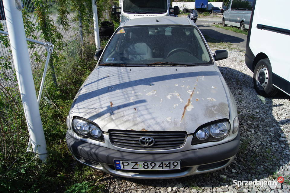 Bez prawa rejestracji Afryka Rok produkcji 2000 Corolla