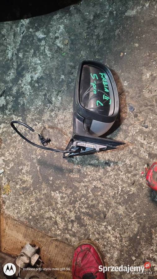 Skoda Fabia 2 lusterko lewe 5 pinowe dolnośląskie Lubin