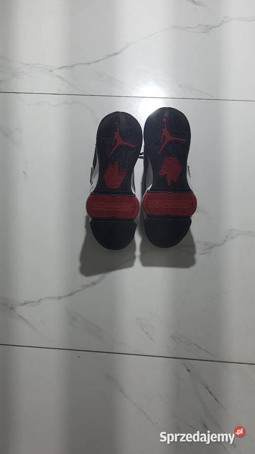 Buty sportowe Jordan Nike Szare z czerwonymi Obuwie Suwałki