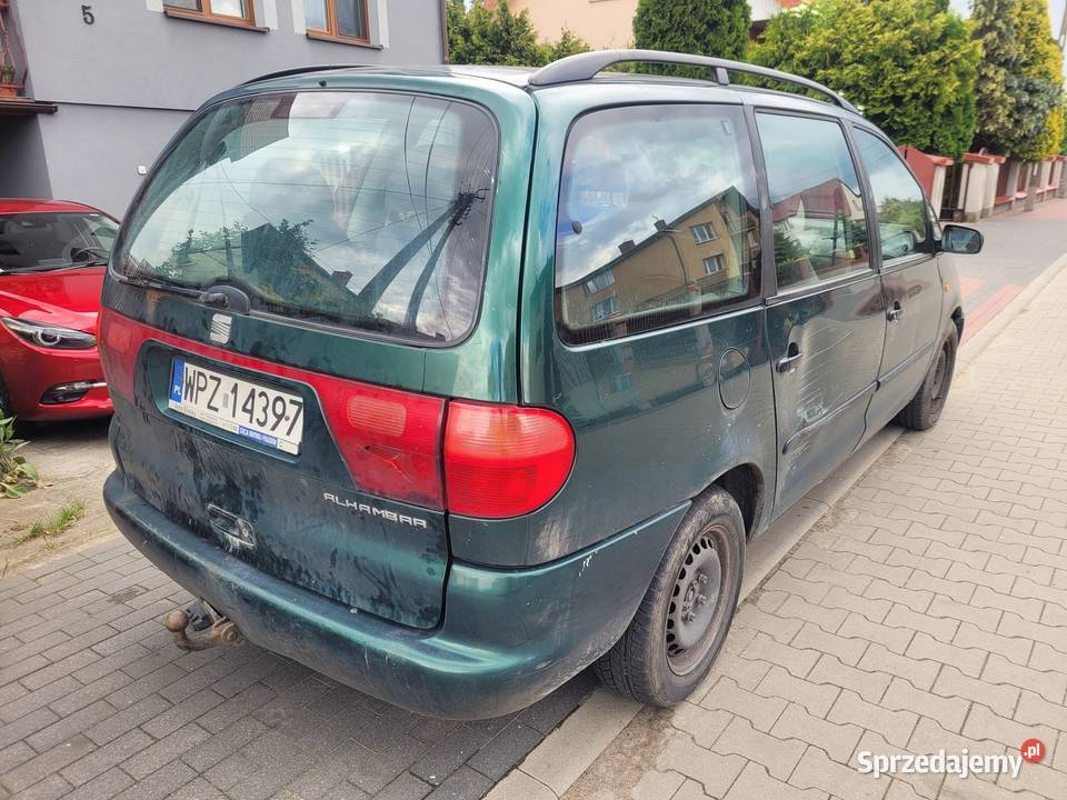 Seat Alhambra 19 TDI 90 2000r hak 7 miejsc 300000km sprzedam