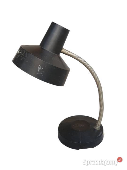 Stara lampka biurkowa z bakelitu produkcji śląskie Cieszyn