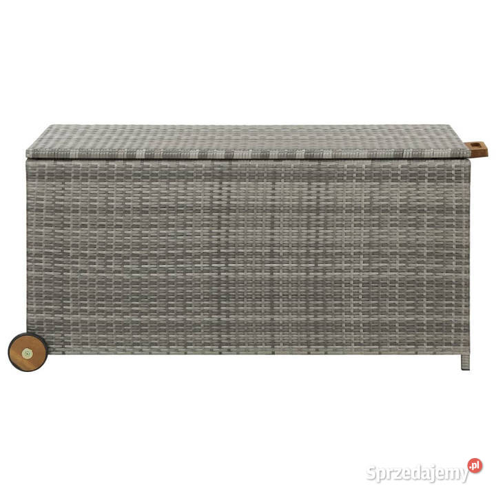 Skrzynia ogrodowa jasnoszara 120x65x61 Skrzynie ogrodowe
