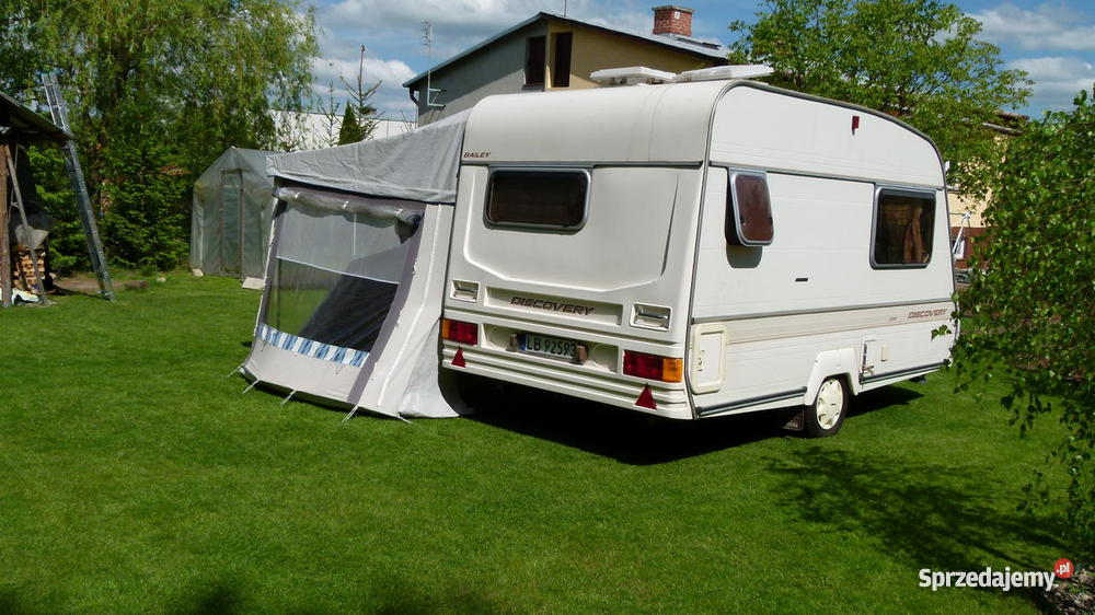 przyczepę kempingowę Bailey Discovery z namiote sprzedam