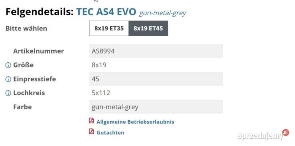 Koła alufelgi skoda Enyaq Kodiaq 23555 R19 dolnośląskie Gierałtów