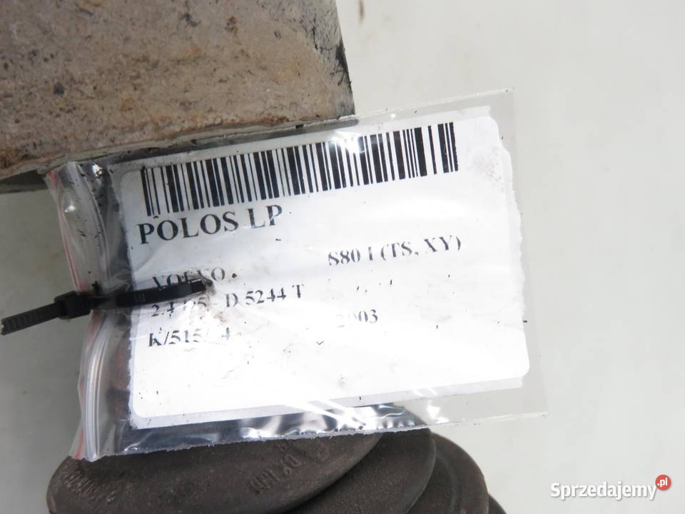 PÓŁOŚ LEWA PRZEDNIA VOLVO S80 I 24 B Motoryzacja