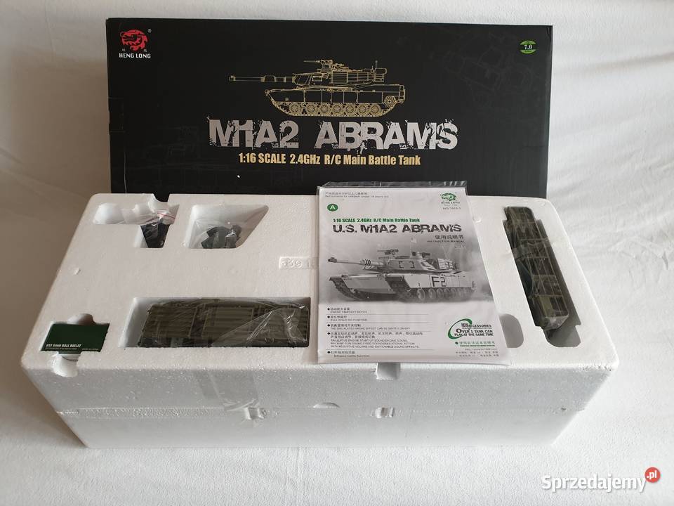 Model RC czołgu Abrams M1A2 firmy Heng Long Warszawa