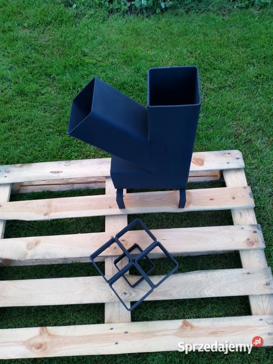 DUZY SOLIDNY piecyk rakietowy 140x140 koza Kłobuck