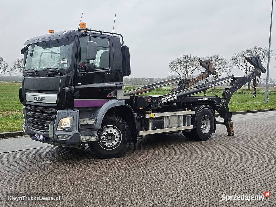 DAF CF 370 MANUAL 13T SYSTEM bramowiec 4x2 2016